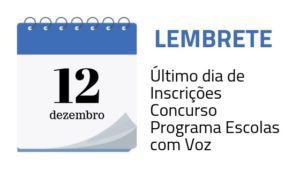 Último dia de Inscrições